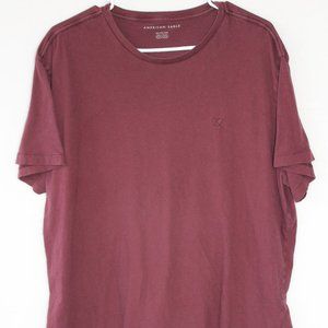 American Eagle Tee Shirt - XXL - Burgundy